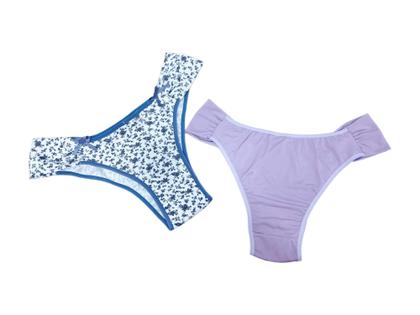 Imagem de Kit 6 calcinhas plus size asa delta conforto tanga atacado