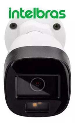 Imagem de kit 6 Câmera De Segurança Intelbras Multi Hd Vhd 1120 B Full Color Imagem Colorida Noturna e Diurna