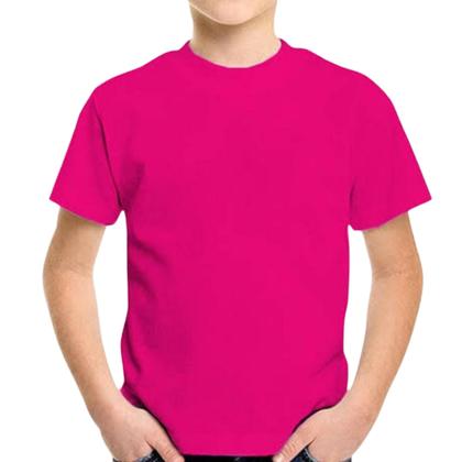 Imagem de Kit 6 Camiseta Basica Juvenil Infantil Menino Menina 100% algodão