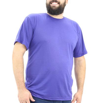 Imagem de Kit 6 Camisetas Masculinas Plus Size Malha Fria Manga Curta