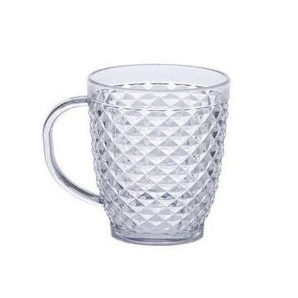 Imagem de Kit 6 Caneca Chás e Café Luxxor Plástico Cristalino 400 ML  1143 Paramount