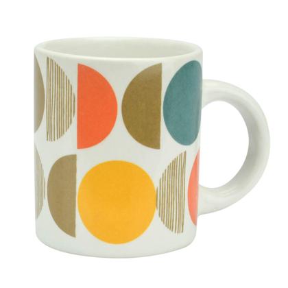 Imagem de Kit 6 Canecas Cerâmica Chá Café Coffee Time 80ml