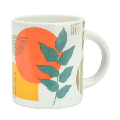 Imagem de Kit 6 Canecas Cerâmica Chá Café Coffee Time 80ml