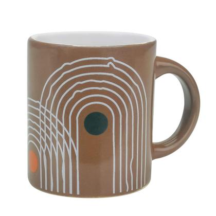 Imagem de Kit 6 Canecas Cerâmica Chá Café Coffee Time 80ml