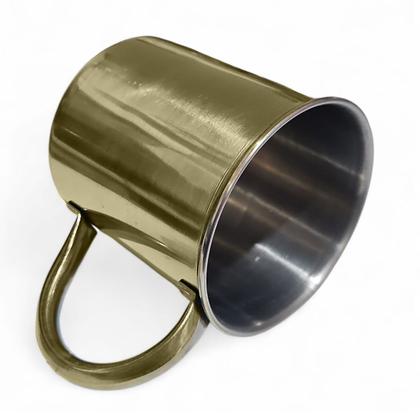 Imagem de Kit 6 Canecas Moscow Mule Lisa Drink Aço Inox Premium 420ml