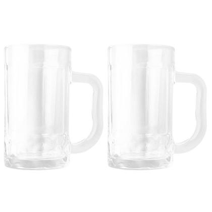 Imagem de Kit 6 Canecas Para Chopp Cerveja Bebidas Vidro Bar 390ml