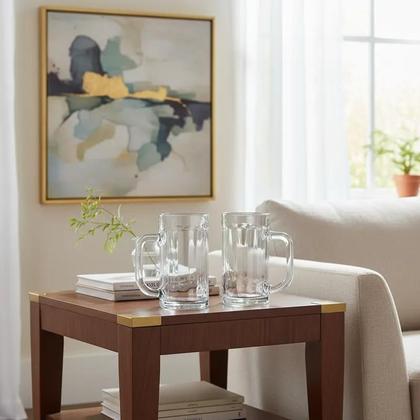 Imagem de Kit 6 Canecas Para Chopp Cerveja Bebidas Vidro Bar 390ml