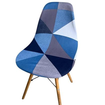 Imagem de Kit 6 Capa Cadeira Charles Eames Eiffel Pé Palito Malha