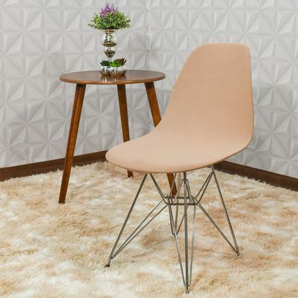 Imagem de Kit 6 Capa de Cadeira Eiffel Eames Quarto Bege Exclusiva