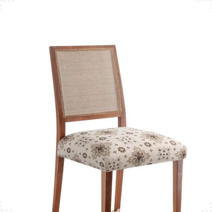 Imagem de Kit 6 Capas Assento Cadeira Jantar Mesa Cozinha Ajustável Fecho Fivela Protetora Estampada Elasticada