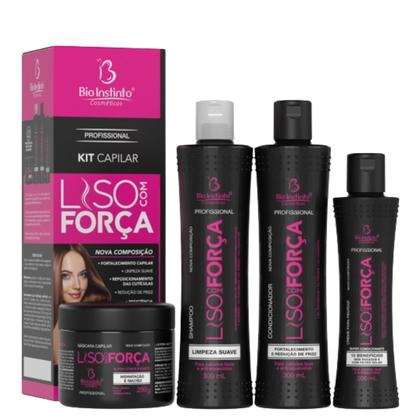 Imagem de Kit 6 Capilar Liso Com Força Redução De Frizz - Bio Instinto