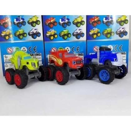 Imagem de Kit 6 Carrinhos Blaze Monster Machine fricção