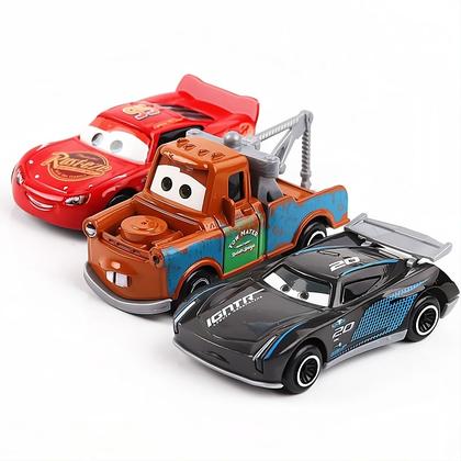Imagem de Kit 6 Carrinhos Cars Relâmpago McQueen Metal Diecast Miniatura Infantil Coleção