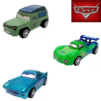 Imagem de Kit 6 Carrinhos Filme Carros 3 Relâmpago Mcqueen