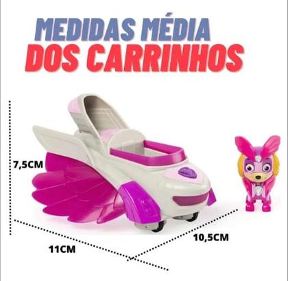 Imagem de Kit 6 Carrinhos Patrulha Canina Brinquedos Coleção Fricção