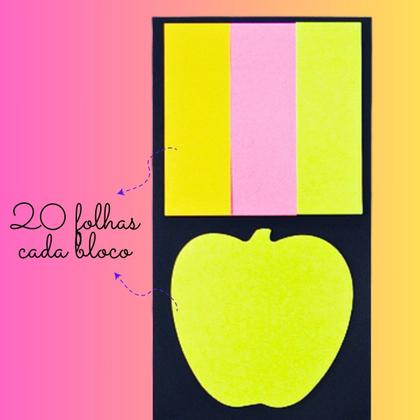 Imagem de Kit 6 Cartelas de 9 Peças Coloridas Blocos de Notas Autocolantes para Escola e Trabalho