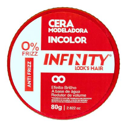 Imagem de Kit 6 Cera Modeladora Antifrizz Incolor 80g - Infinity