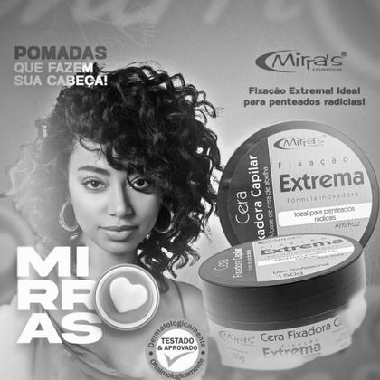 Imagem de Kit 6 Ceras Fixadora Capilar à Base de Cera de Abelha  Mirras 150g