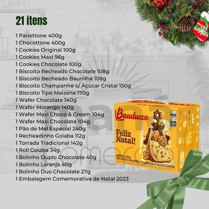 Imagem de Kit 6 Cesta Completa Natal Grande Bauducco Exclusiva