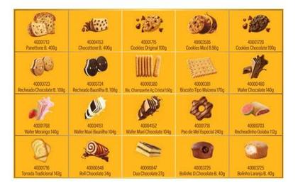 Imagem de Kit 6 Cesta Completa Natal Grande Bauducco Exclusiva