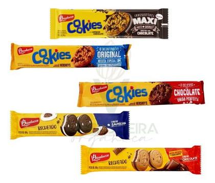 Imagem de Kit 6 Cesta De Natal Bauducco Grande 21 Itens Original C Nf