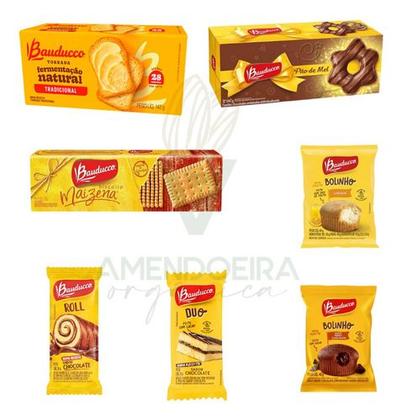 Imagem de Kit 6 Cesta De Natal Bauducco Grande 21 Itens Original C Nf