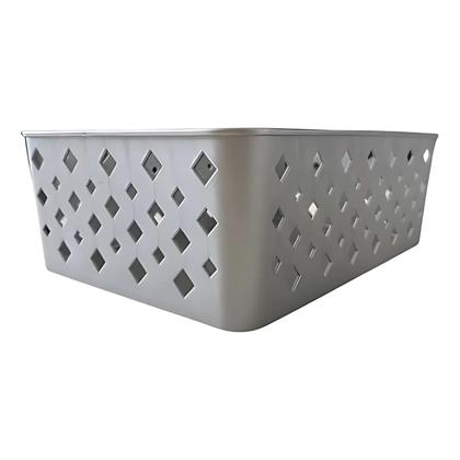 Imagem de Kit 6 Cestos Organizadores Medio Premium para Cozinha e Lavanderia