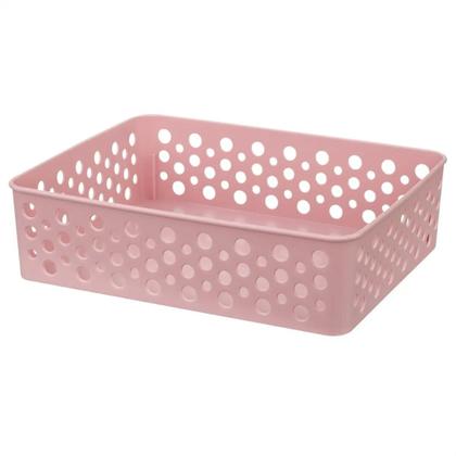 Imagem de Kit 6 Cestos Organizadores p/ Gaveta Armario Lavanderia G 34x25cm