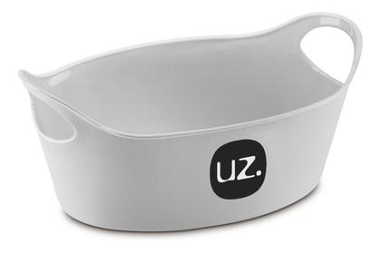 Imagem de Kit 6 Cestos Plus P Branco Plástico Alça 20x9cm Resistente