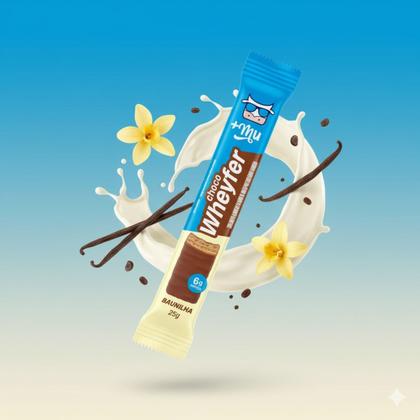 Imagem de Kit 6 choco wheyfer proteico chocolate crocante chocolate c coco baunilha +mu