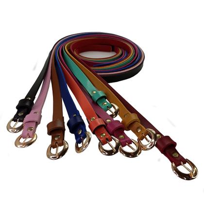 Imagem de Kit 6 Cintos Com FIvela Quadrada Feminino Retro Basico, CF01