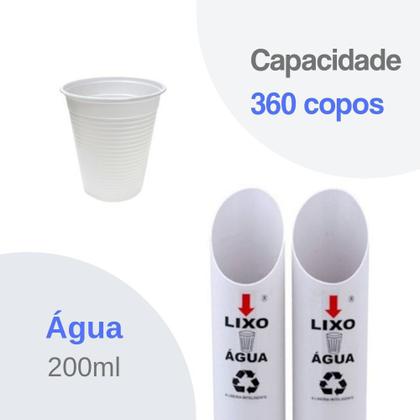 Imagem de Kit 6 Coletores Duplos Água PVC