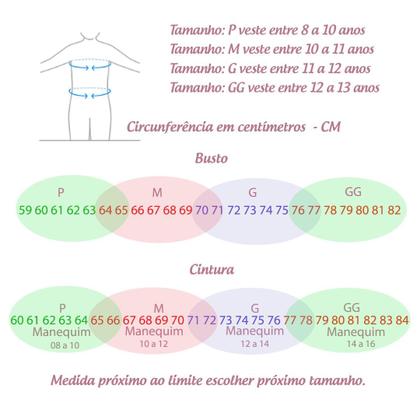Imagem de Kit 6 Conjunto Calcinha e Sutiã Juvenil Menina sem bojo