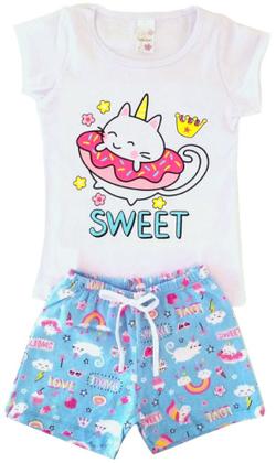 Imagem de Kit 6 Conjunto Infantil Feminino Roupa de Inverno Menina