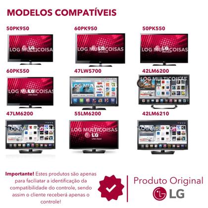 Imagem de Kit 6 Controles Remotos LG Smart TV 3D AKB74115501