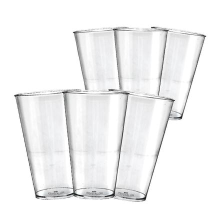 Imagem de Kit 6 Copos Big Drink 550 Ml Transparente Acrílico