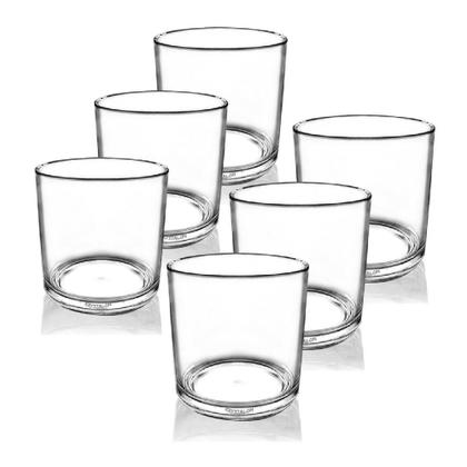 Imagem de Kit 6 Copos On The Rocks 320 Ml Transparente Acrílico