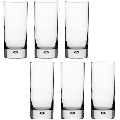 Imagem de Kit 6 Copos Suco Cristal Titânio Longo Bohemia Barline 300ml