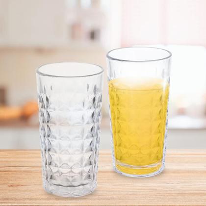 Imagem de Kit 6 Copos Vidro Transparente Long Drink Água Bebidas 280ml