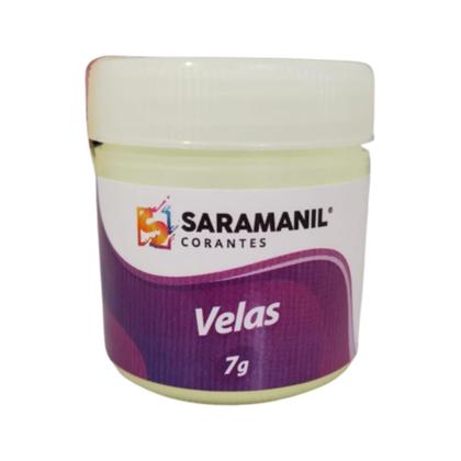 Imagem de Kit 6 Corantes de Vela Cores Candy Velas 7g Saramanil Anilina Pó Tingimento Parafinas Pote Barra Lentilha Gel Cera