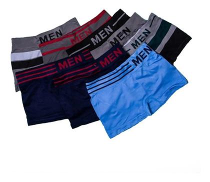 Imagem de Kit 6 Cueca Boxer Microfibra Box Atacado Masculina