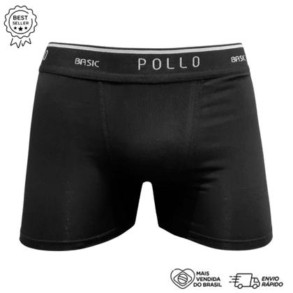 Imagem de Kit 6 Cueca Masculino Boxer Box Pollo Basic Microfibra Conforto