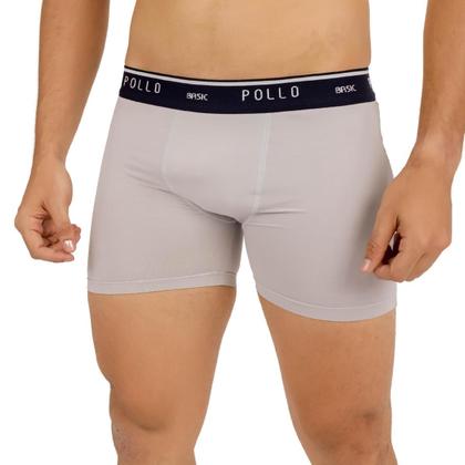 Imagem de Kit 6 Cueca Masculino Boxer Box Pollo Basic Microfibra Conforto