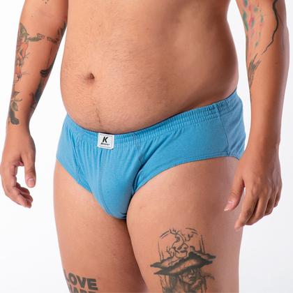 Imagem de Kit 6 cuecas 100% algodão slip plus size Keeper