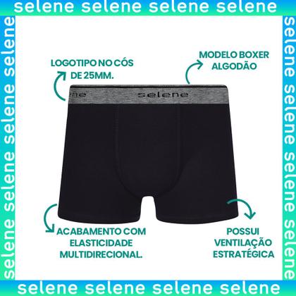 Imagem de Kit 6 Cuecas Boxer Box Infantil Kids Em Algodão Cotton