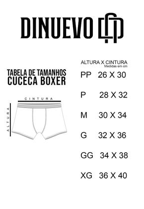 Imagem de Kit 6 Cuecas Boxer Di Nuevo Algodão Premium Branca e Preta