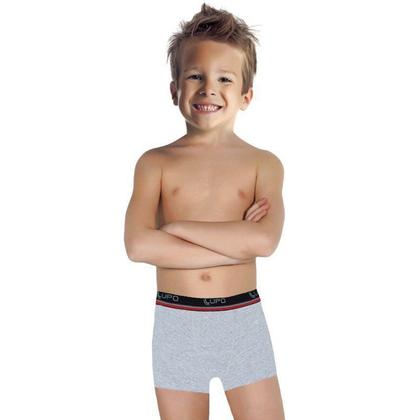 Imagem de Kit 6 cuecas boxer infantil lupo algodão cotton lupo 141