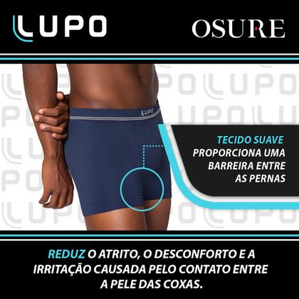 Imagem de Kit 6 Cuecas Boxer Lupo Masculina Poliamida Sem Costura Atacado Box Original