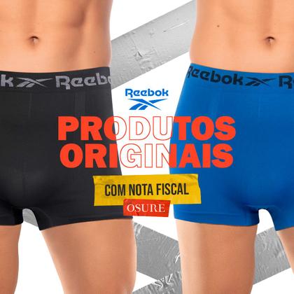 Imagem de Kit 6 Cuecas Boxer Reebok Cueca Poliéster Masculina Box Sem Costura Original