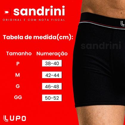 Imagem de Kit 6 Cuecas Lupo Boxer Poliamida Microfibra Sem Costura 436